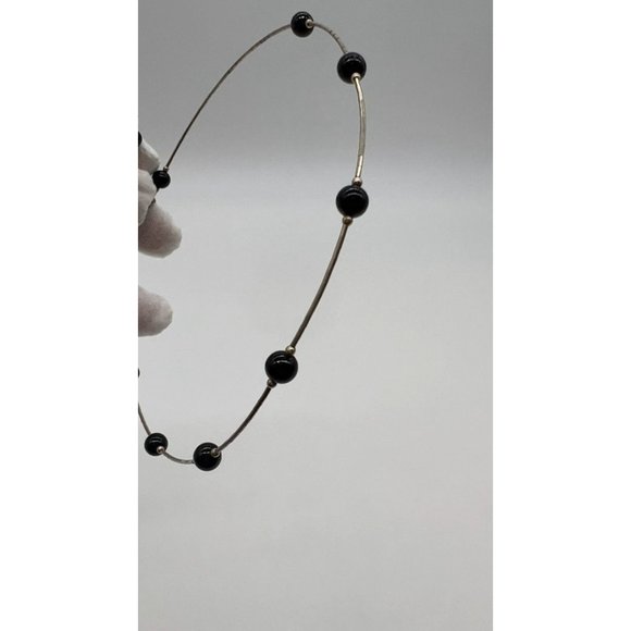 Sterling Silver Cuff Collar Necklace & Silver Wrap Choker Necklace - Picture 2 of 7